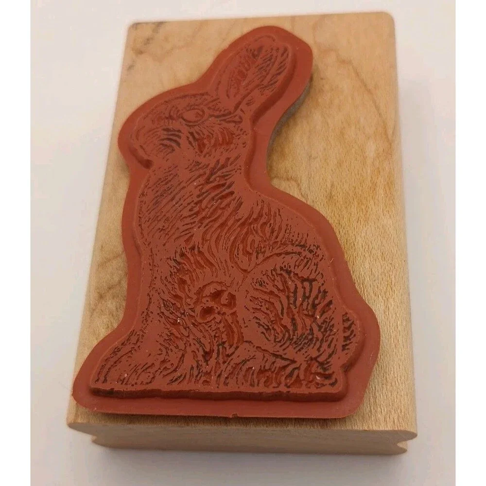 Rare! Retired! Stampin' Up Chocolate Bunny Easter Collectors Crafters DIY Hobby